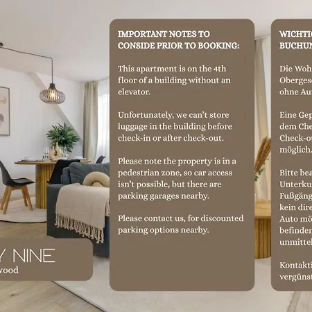 Apartamento Elly Nine - Stylish Urban Wiesbaden